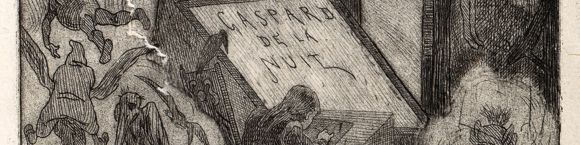 Frontispice de Gaspard de la Nuit, édition de 1868