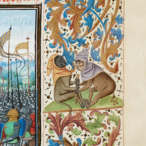 Des drôleries plein les marges : Bataille d’Auray (1364)