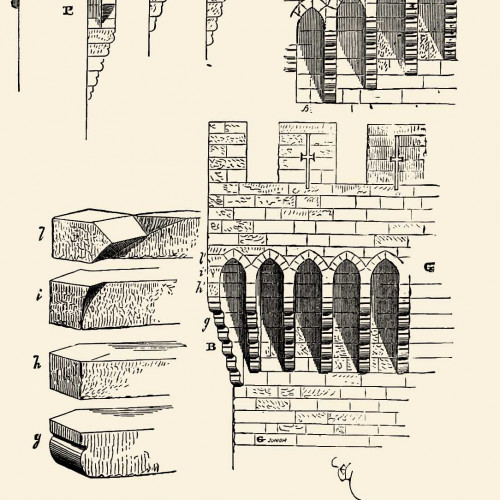 Remparts d’Avignon : mâchicoulis