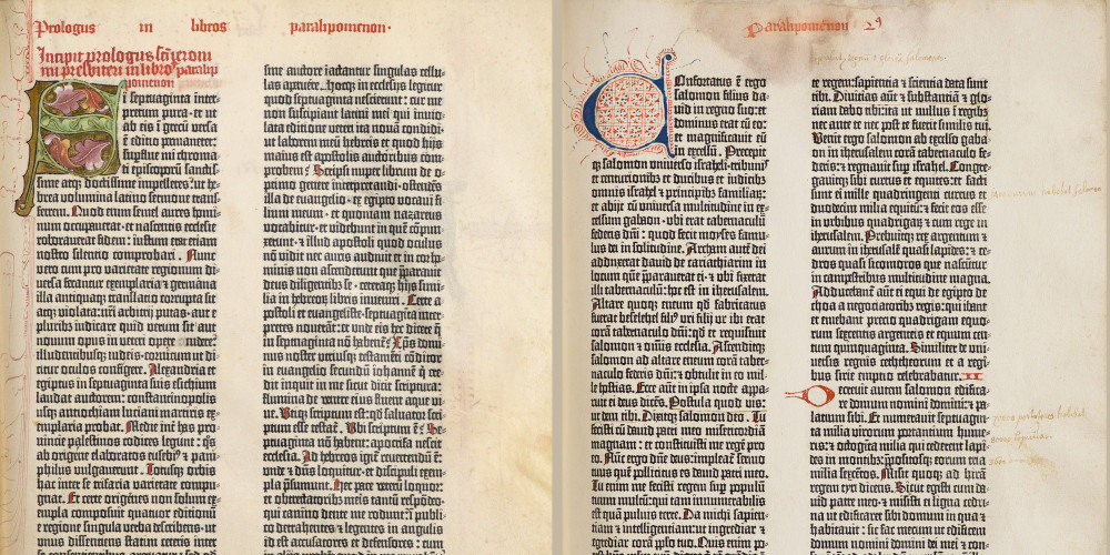 Bible de Gutenberg : édition sur vélin et sur papier