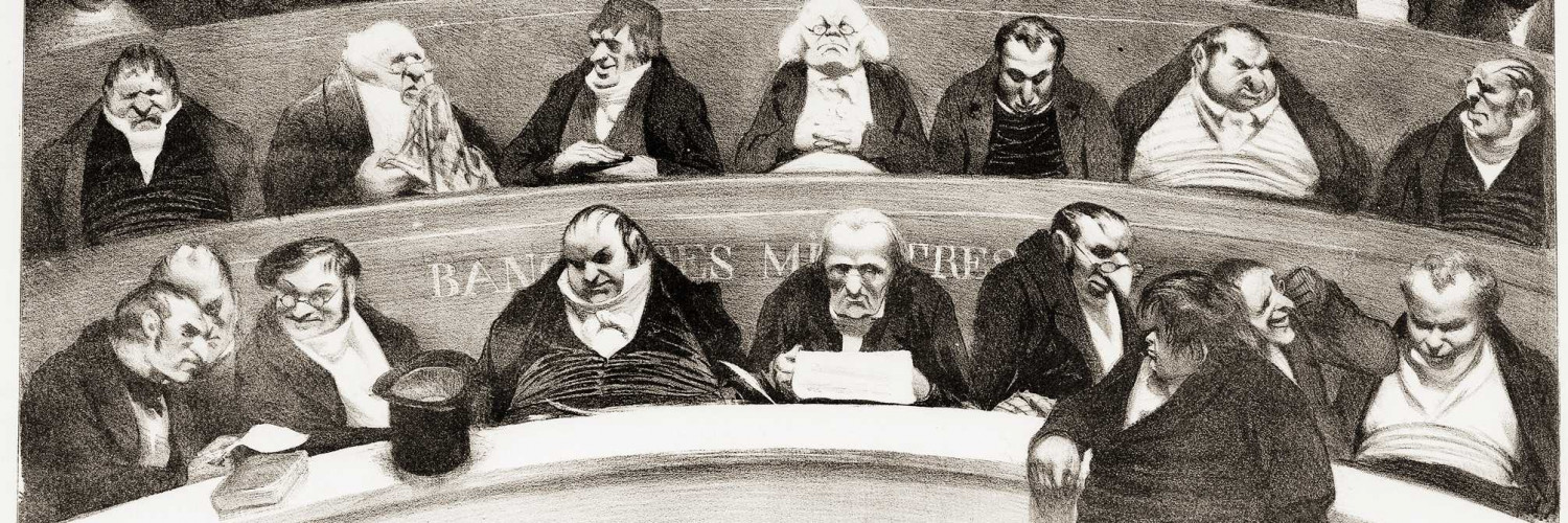 Le Ventre législatif. Aspects des bancs ministériels de la chambre improstituée de 1834