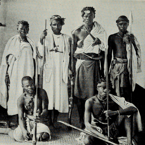 Photographie anthropologique de jeunes hommes malgaches