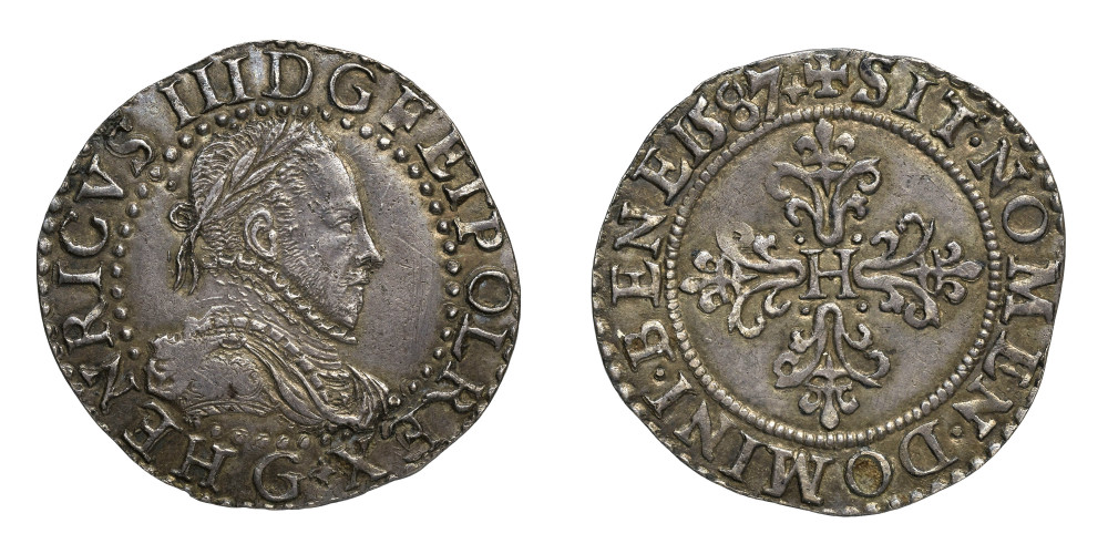 Quart de franc d’Henri III