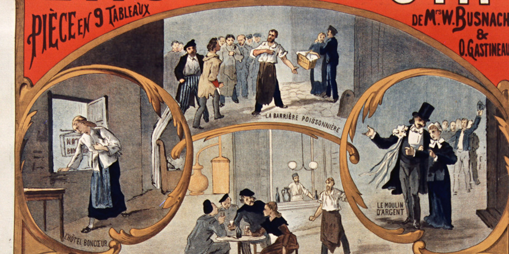 L'Assommoir, pièce en 9 tableaux tirée du roman d'Emile Zola