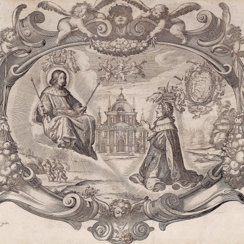Saint Louis apparaît à Louis XIII
