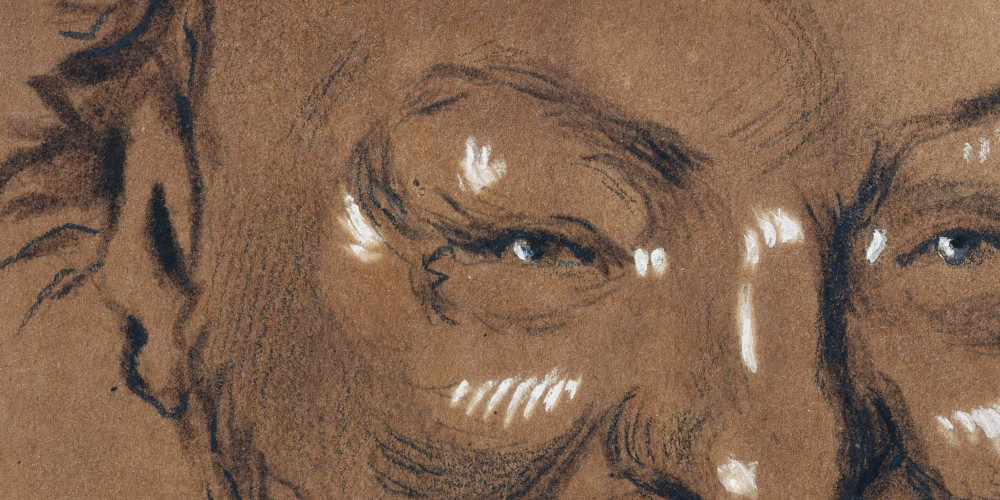 Portrait-charge de Gérard de Nerval