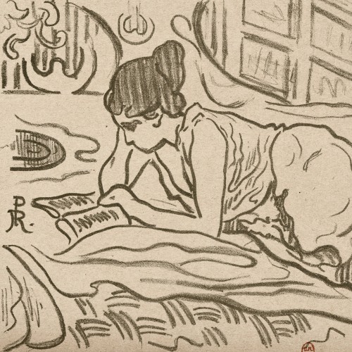 Fille étendue