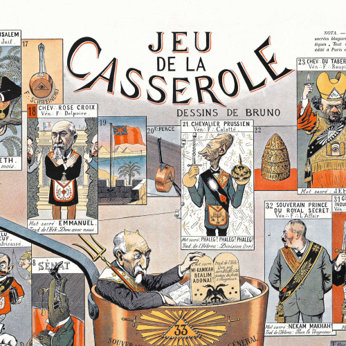 Un jeu antimaçonnique et caricatural à l’époque du gouvernement Combes