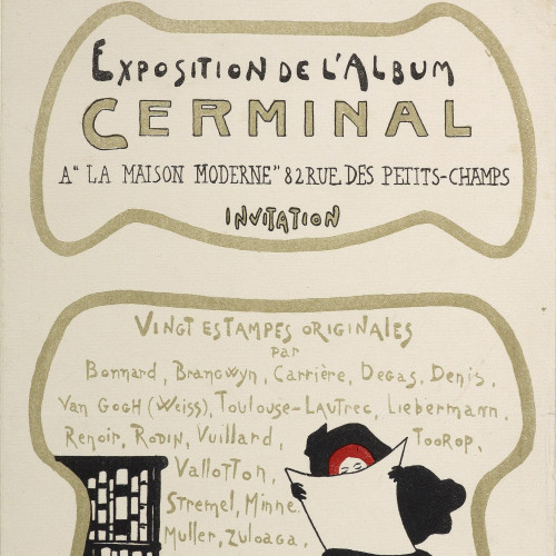 Invitation pour l’exposition de l’album Germinal