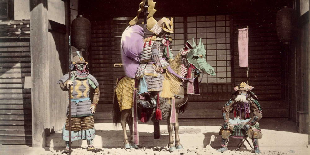 Figures du temple du dieu de la guerre à Tokyo