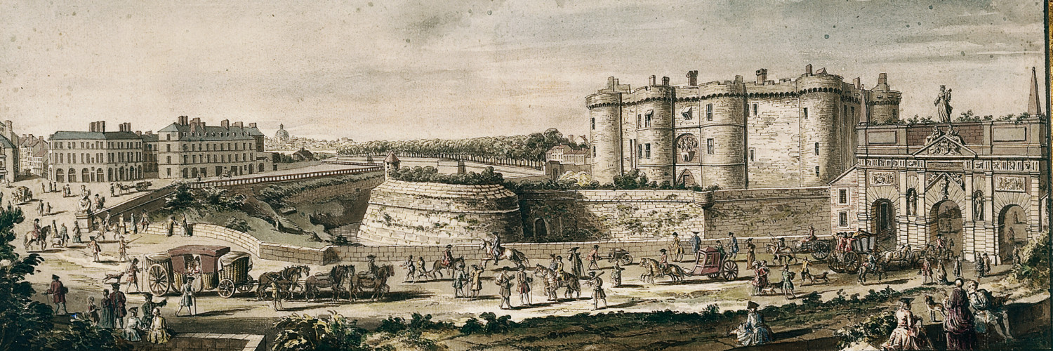 Veüe de la Bastille de Paris, de la porte St-Antoine, et d’une partie du faubourg