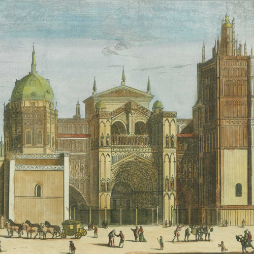 Tolède :  Le portail de l’église cathédrale