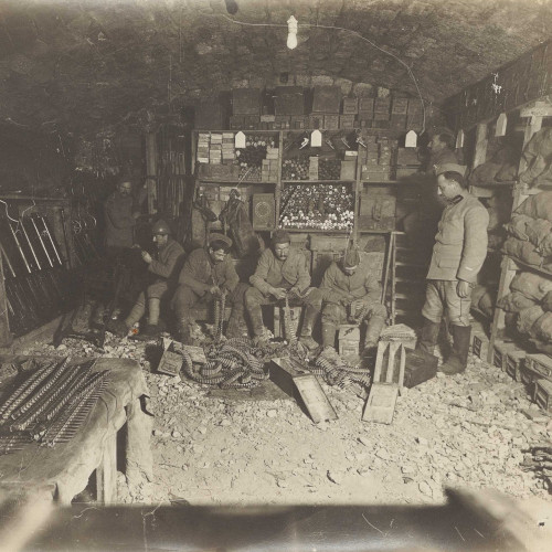 Munitions allemandes trouvées dans le fort de Douaumont