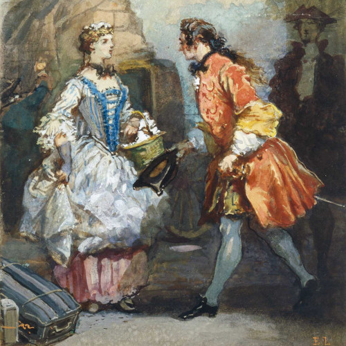 Coup de foudre entre le Chevalier Des Grieux et Manon
