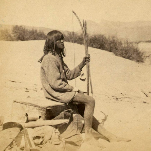 Maiman, guide et interprète amérindien de la tribu Mohave pendant l’expédition de George M. Wheeler dans le Colorado