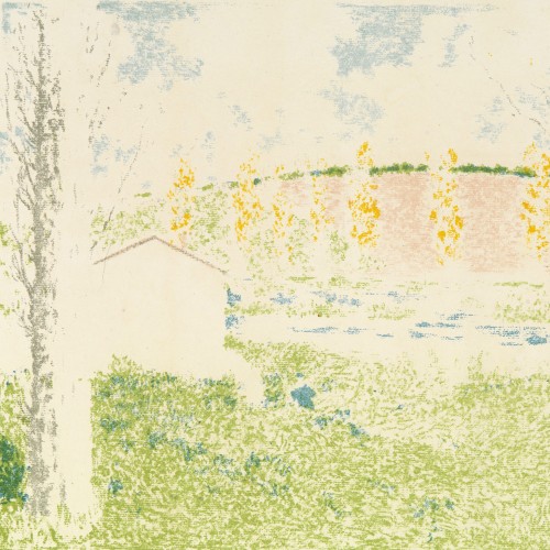 Paysage avec maison