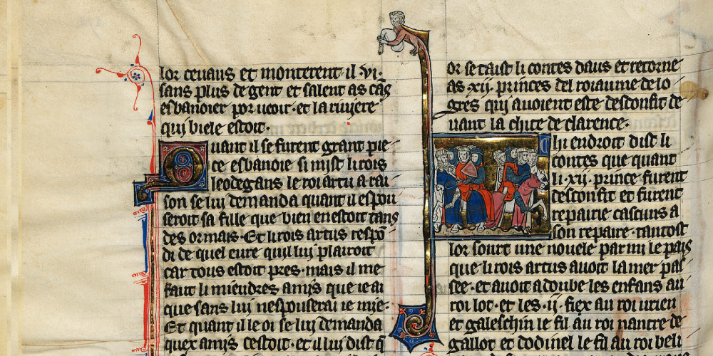 

Les barons rebelles se séparant après la défaite

