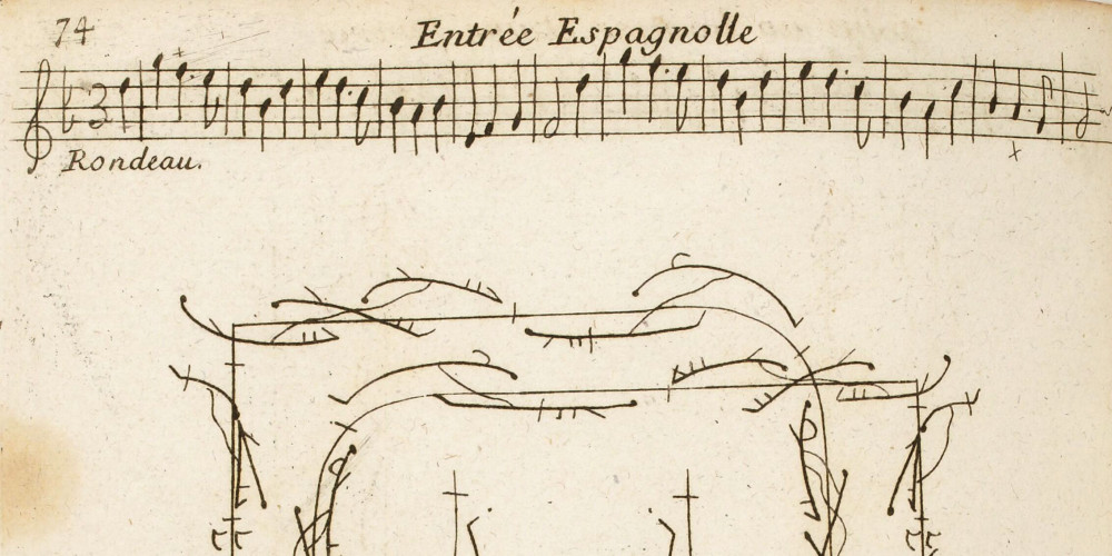 Raoul Auger Feuillet, Chorégraphie de Guillaume-Louis Pécour : Entrée espagnole de l’Europe galante, 1704