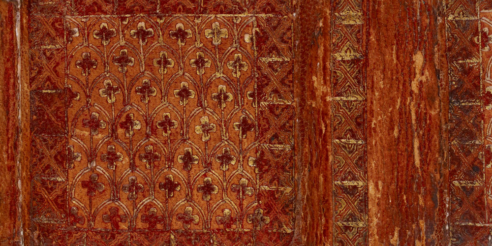 Reliure marocaine de petit format à motifs cruciformes
