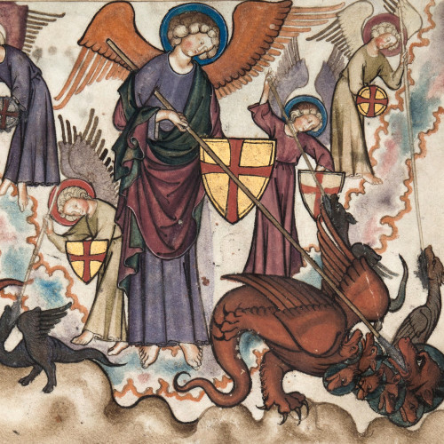 Combat du Dragon et de l’archange Michel