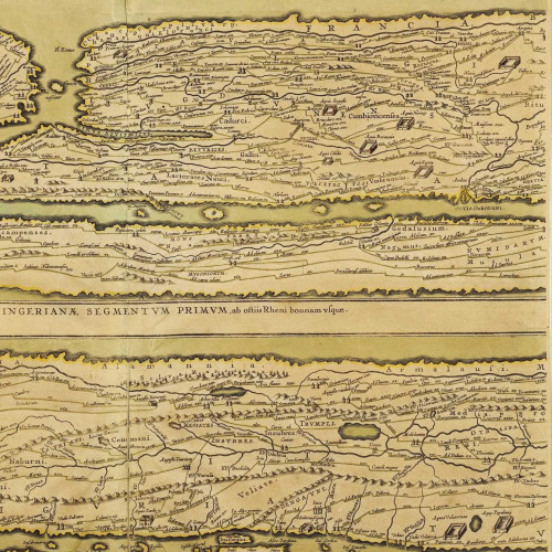 La table de Peutinger, carte militaire de l’empire romain