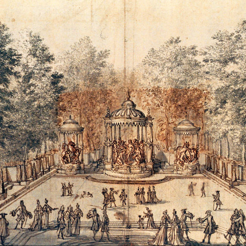 Le bosquet des Bains d’Apollon à Versailles