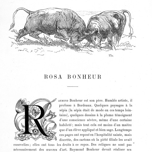 Lucien Augé de Lassus, « Rosa Bonheur »