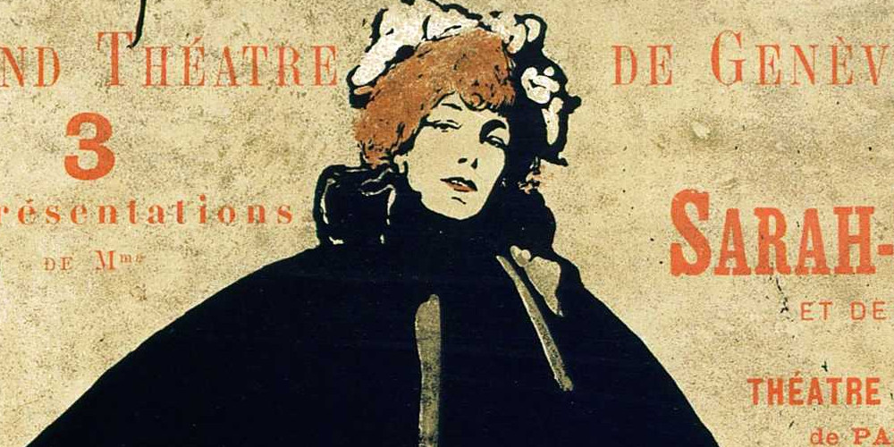 Sarah Bernhardt dans La Dame aux camélias