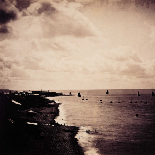 Plage de Sainte-Adresse vue de la falaise