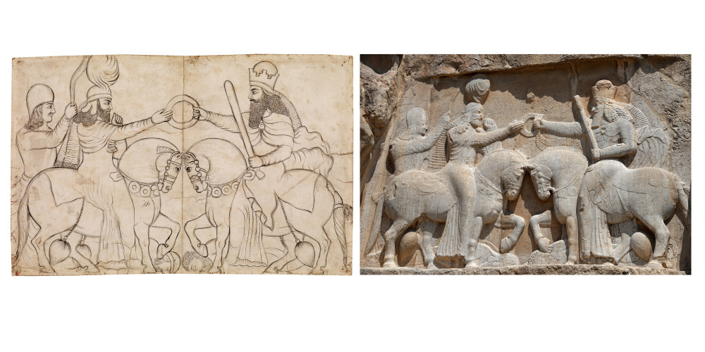 Ardashir et Ahura Mazda