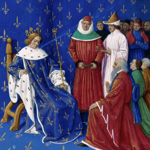 Charles V et les messagers de l’empereur Charles IV