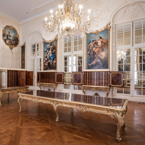 Le salon Louis XV après rénovation