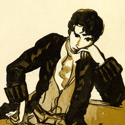 Portrait de Rousseau à 18 ans