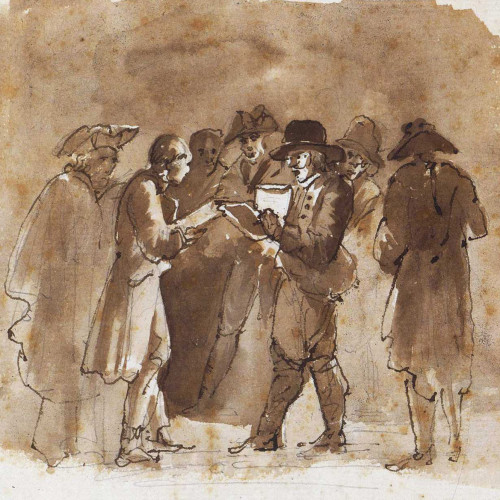 Les crieurs de journaux sous la Révolution française