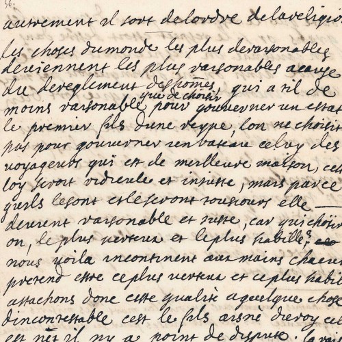 Blaise Pascal, Cahier de pensées