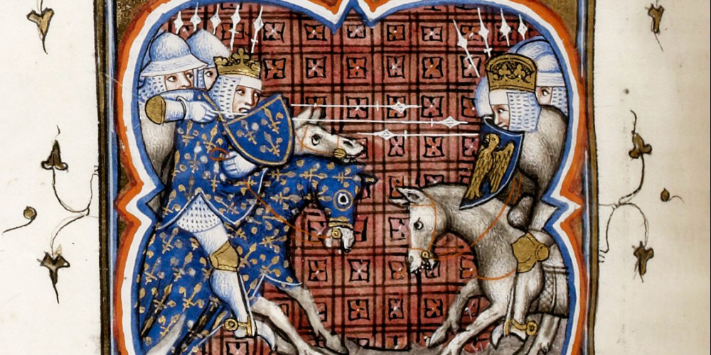 Bataille de Bouvines entre Philippe Auguste et l'empereur Otton IV (1214)