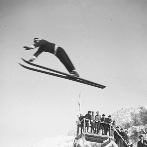 Saut à ski de Thams aux Jeux olympiques d'hiver de Chamonix en 1924