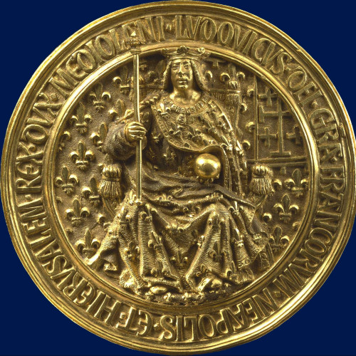 Bulle d’or de Louis XII, roi de France, de Naples et de Jérusalem, duc de Milan