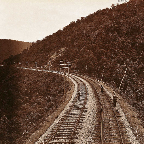 Ligne de chemin de fer dans les monts Allegheny