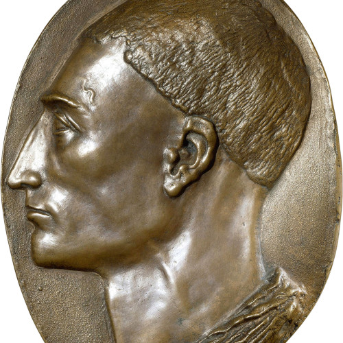 Médaille : Autoportrait de Leon Battista Alberti