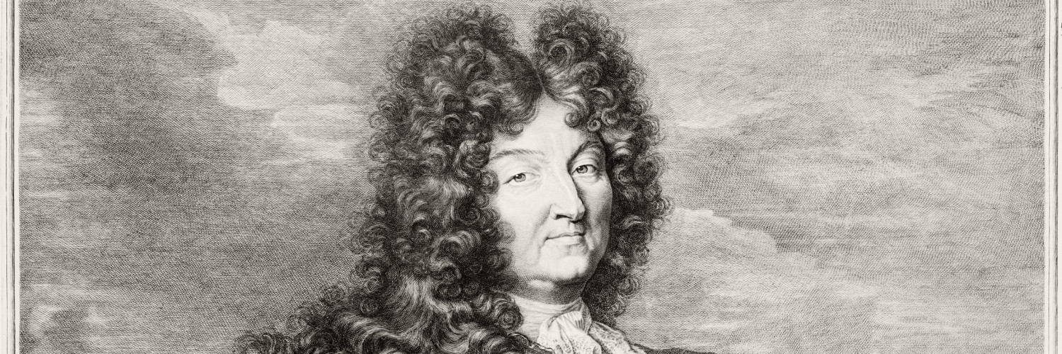Portrait gravé de Louis XIV, roi de France de 1643 à 1715