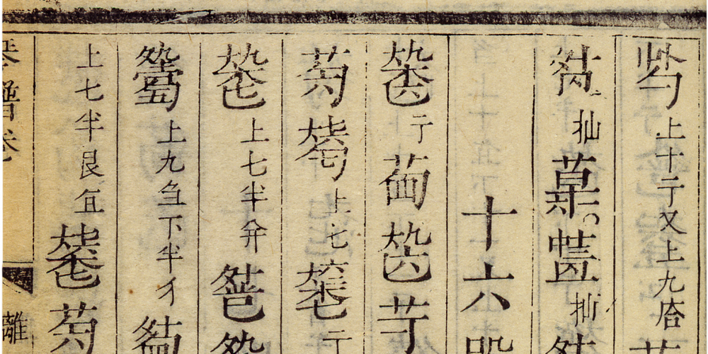 Tablature de cithare chinoise qin