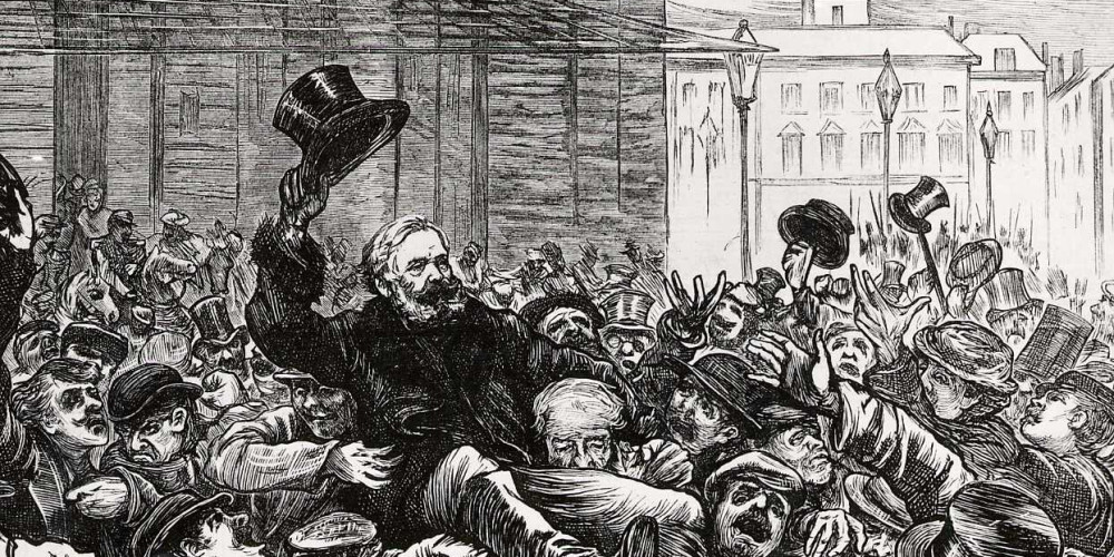 Ovation populaire de Victor Hugo dans les rues de Bordeaux