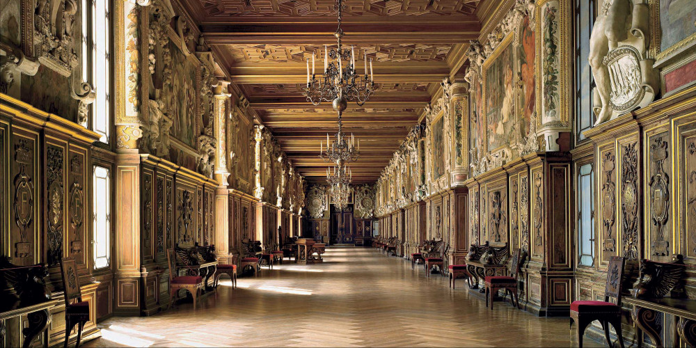 La galerie François Ier (1533-1539) au château de Fontainebleau