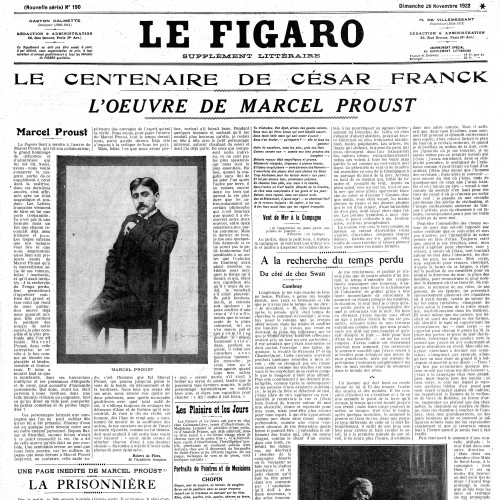Hommage à Marcel Proust