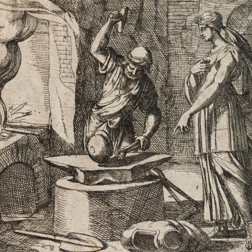 Thétis dans la forge de Vulcain