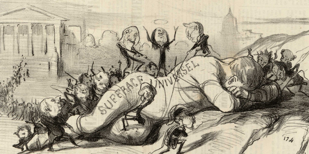 Lilliputiens essayant de profiter du sommeil d’un nouveau Gulliver