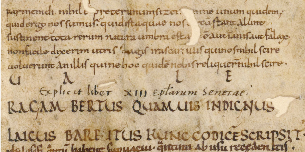 Sénèque, Lettres à Lucilius