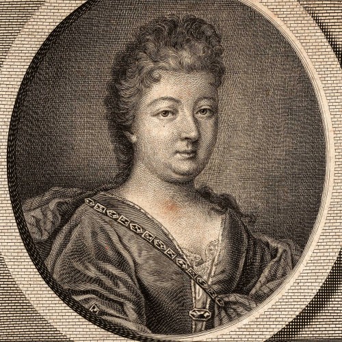 Portrait gravé de Mme d’Aulnoy