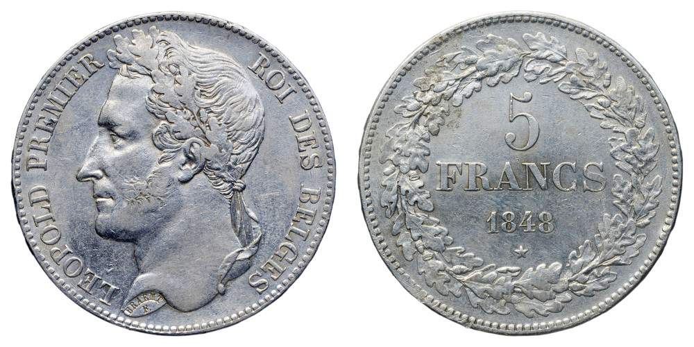 Cinq francs belges